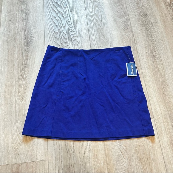 Cobalt Mini Skirt - Picture 1 of 3